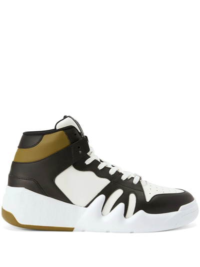 Shop Giuseppe Zanotti Talon High-top Sneakers In White