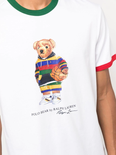 Shop Polo Ralph Lauren Polo Bear Short-sleeve T-shirt In 白色