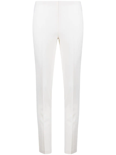 Shop P.a.r.o.s.h Tapered Leg Trousers In Neutrals