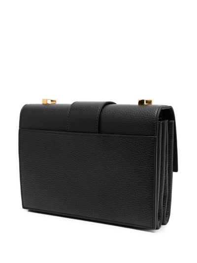 Coccinelle Arlettis Pebbled-leather Satchel In 黑色