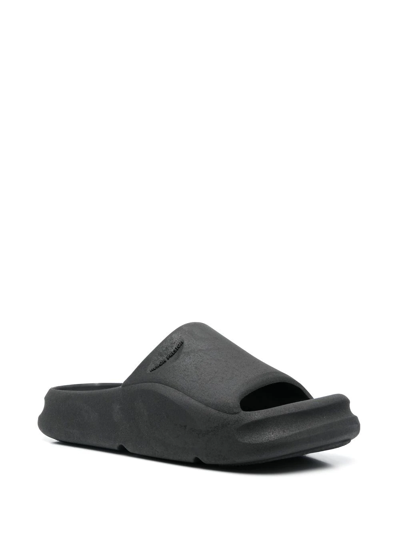 Shop Heron Preston Eco Moulded Slides In 黑色