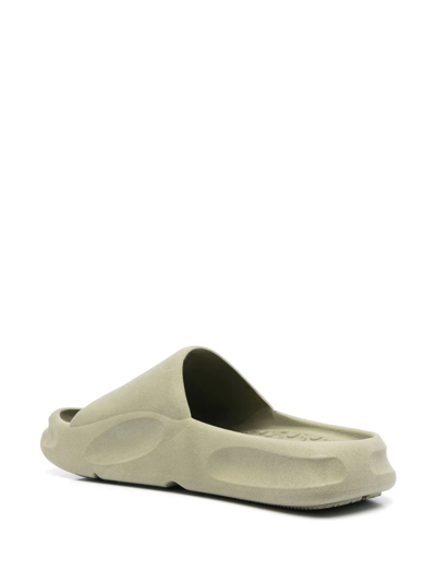 Heron Preston Eco Moulded Sliders Khaki In 绿色