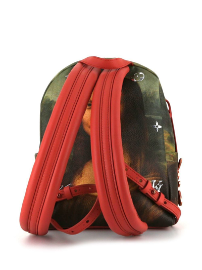 Pre-owned Louis Vuitton 2017  Jeff Koons Mona Lisa Backpack In 绿色