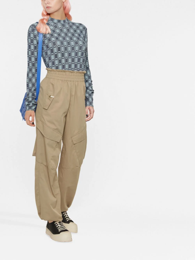 Kenzo Versatile Long Sleeve Crewneck Knit In 蓝色