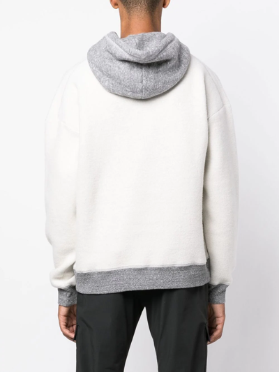 Dsquared2 Logo-print Cotton Hoodie In 白色