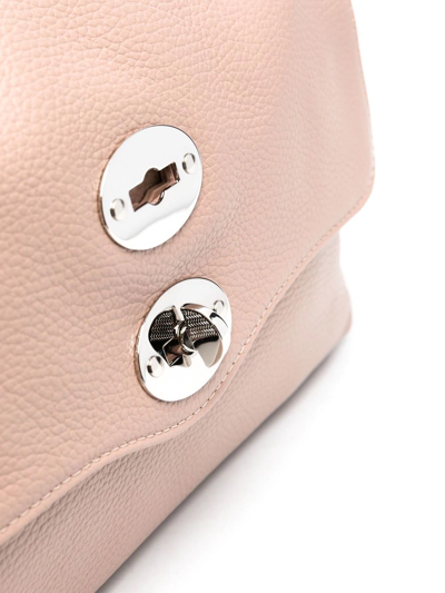 Zanellato Stud-detail Leather Tote Bag In 粉色