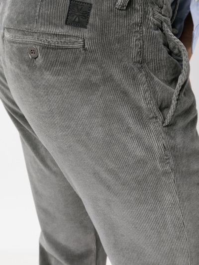 Jacob Cohen Straight-leg Corduroy Trousers In 灰色