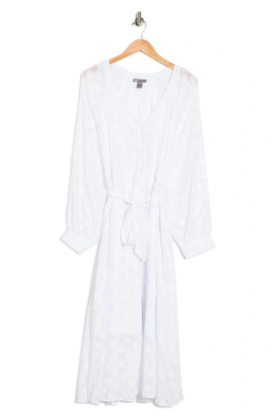 By Design Party Line Dotted Maxi Dress In Bright White