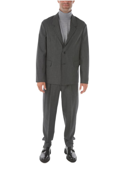 Shop Ermenegildo Zegna Men's Grey Other Materials Suit