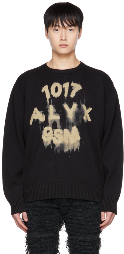 Shop Alyx Black Print Sweater