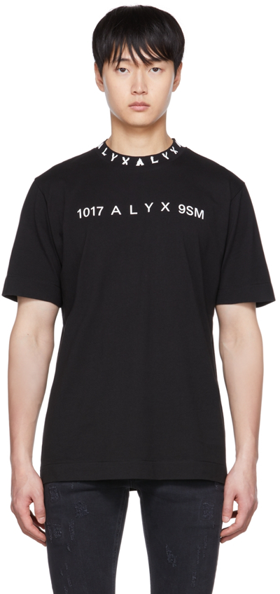 Shop Alyx Black Print T-shirt