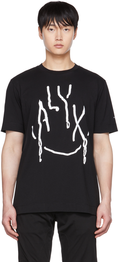 Shop Alyx Black Graphic T-shirt