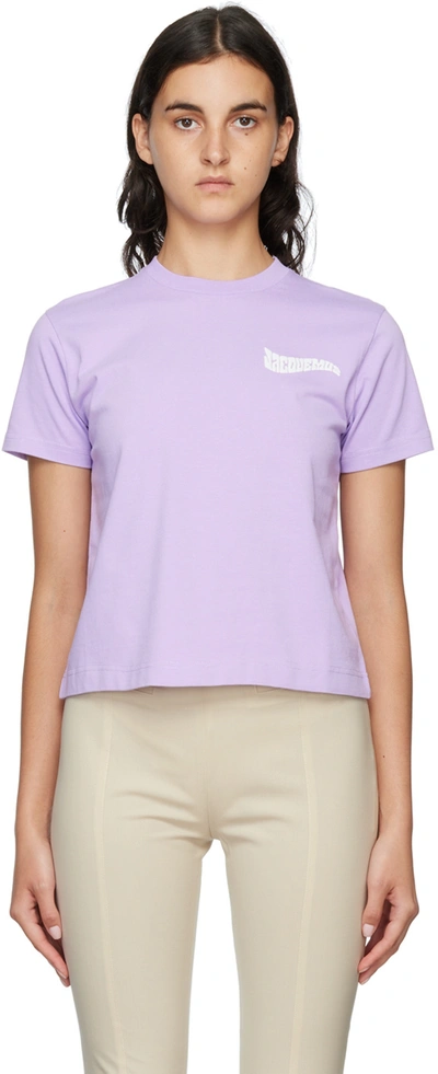 Shop Jacquemus Purple Le Papier 'le T-shirt Camargue' T-shirt In 640 Lilac