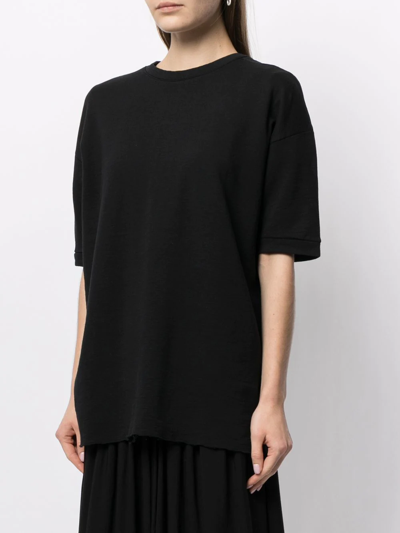 Shop Thom Krom Oversized Cotton T-shirt In Black