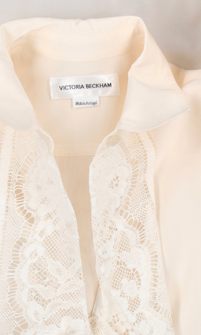 Shop Victoria Beckham Lace Detail Top