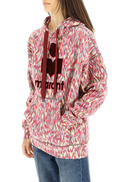 Shop Isabel Marant Étoile Isabel Marant Etoile Mansel Logo Hoodie In Multicolor