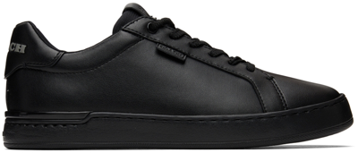Shop Coach Black Lowline Low-top Sneakers