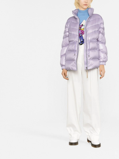 Shop Woolrich Aliquippa Padded Jacket In Violett