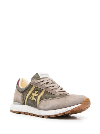 Premiata Johnlow Panelled Low-top Sneakers In Neutrals