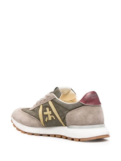 Premiata Johnlow Panelled Low-top Sneakers In Neutrals