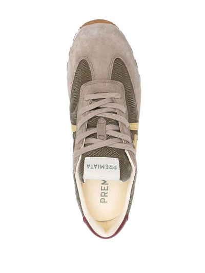Premiata Johnlow Panelled Low-top Sneakers In Neutrals
