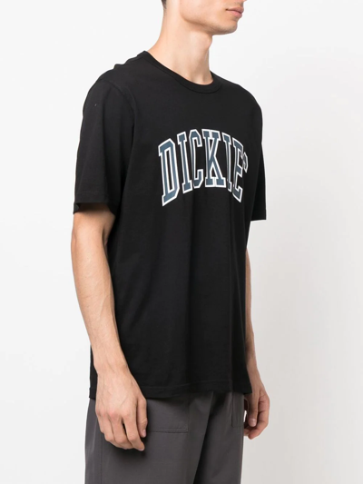 Shop Dickies Logo-print Cotton T-shirt In Schwarz