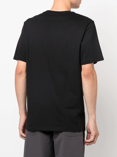 Dickies Logo-patch Cotton T-shirt In Schwarz