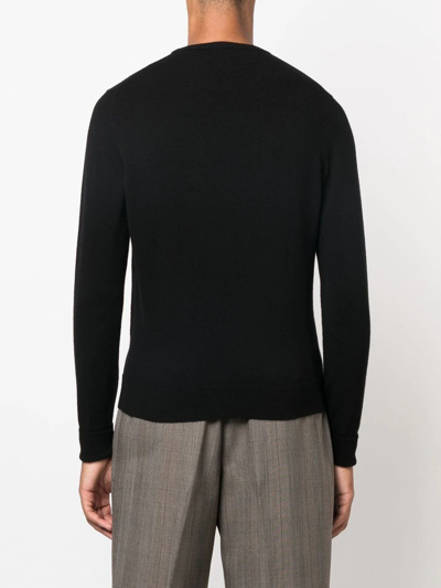 Drumohr Classic Sweater In Schwarz