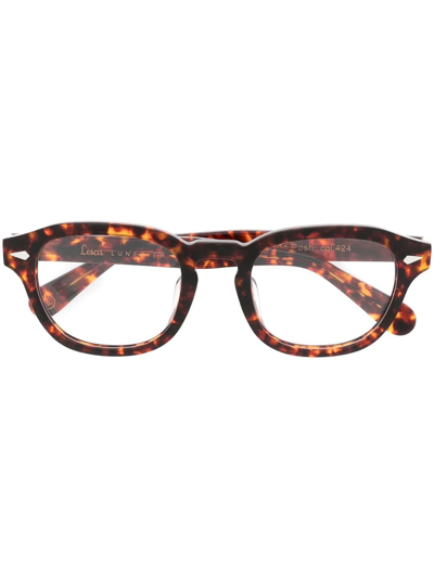 Lesca Posh Xl Square Sunglasses In Rot