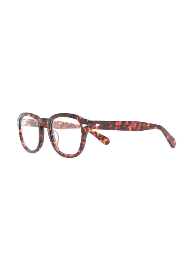 Lesca Posh Xl Square Sunglasses In Rot