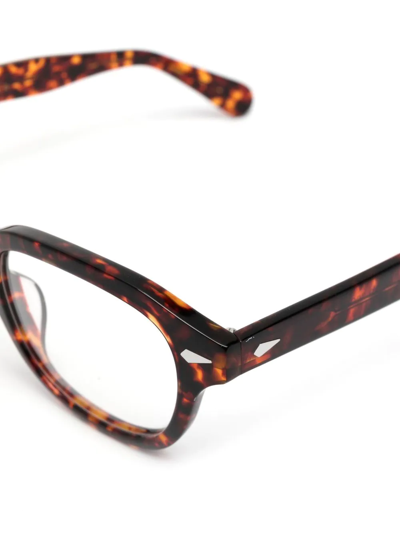 Lesca Posh Xl Square Sunglasses In Rot