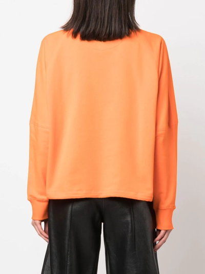 Shop Y-3 Maglia Long-sleeve Sweatshirt In Orange