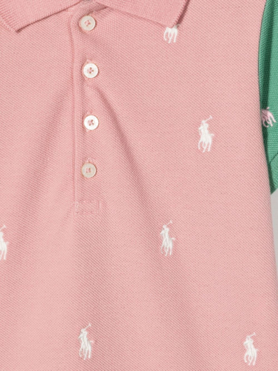 Shop Ralph Lauren Polo Pony Short-sleeve Dress In Pink