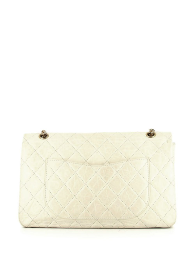 Pre-owned Chanel 2011 2.55 Classic Flap Shoulder Bag In Neutrals
