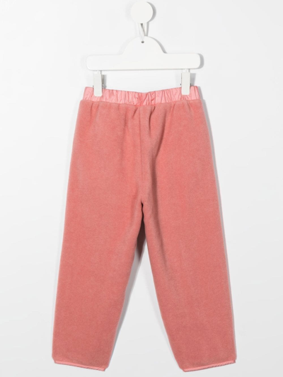 Shop Il Gufo Straight-leg Track Trousers In Pink