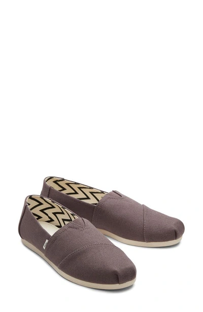 Shop Toms Alpargata Slip-on In Grey Gr