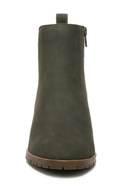 Lifestride Mesa Block Heel Bootie In Olive