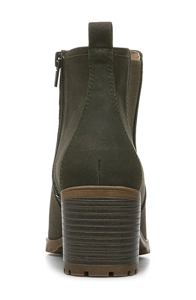 Lifestride Mesa Block Heel Bootie In Olive