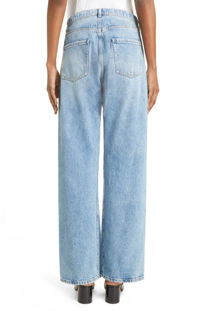 Maison Margiela Straight Leg Jeans With Contrasted Pockets Clothing In Blue