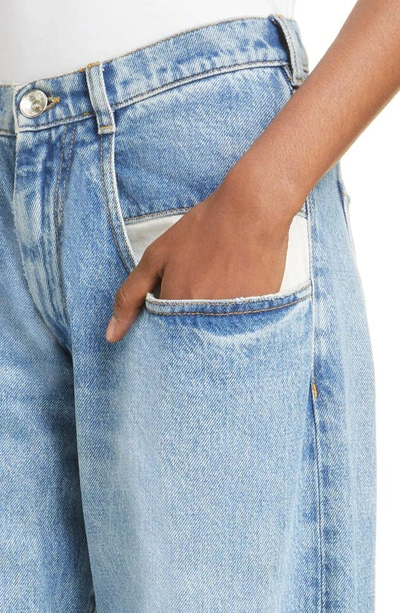 Shop Maison Margiela Elongated Pocket Nonstretch Denim Jeans