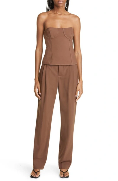 Shop Sir Adrien Trousers In Chocolate