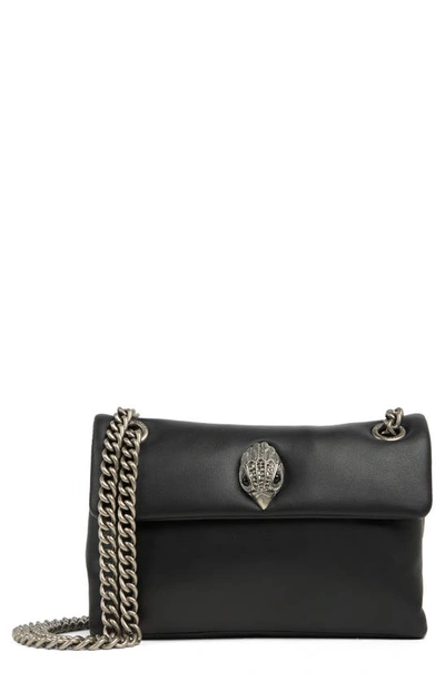 Kurt Geiger Mini Kew Leather Shoulder Bag In Black