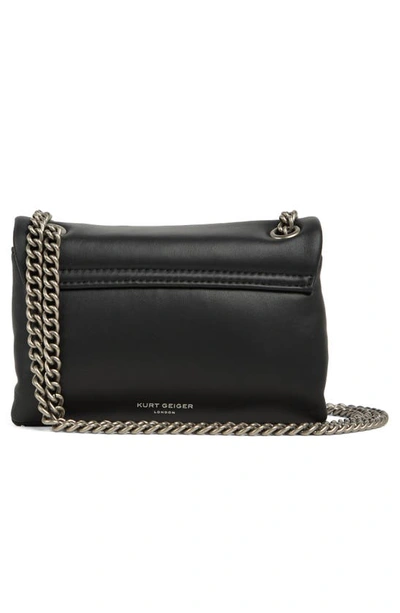 Kurt Geiger Mini Kew Leather Shoulder Bag In Black