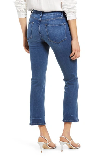Shop Frame Le Crop Mini Boot High Waist Jeans In Ambrose