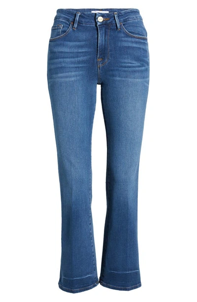 Shop Frame Le Crop Mini Boot High Waist Jeans In Ambrose