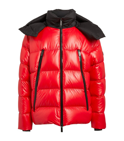 Shop Moncler Zubair Puffer Jacket In Red