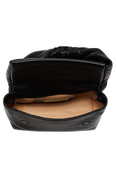 Shop Jw Anderson Medium Twister Leather Crossbody Bag In Black/ Multi