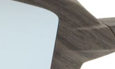 Oakley 63mm Polarized Rectangular Sunglasses In Light Wood