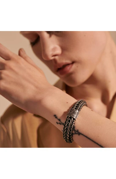 John Hardy Unisex Sterling Silver Classic Chain 15mm Kami Chain Bracelet With Reticulated Pusher Clasp In Silver