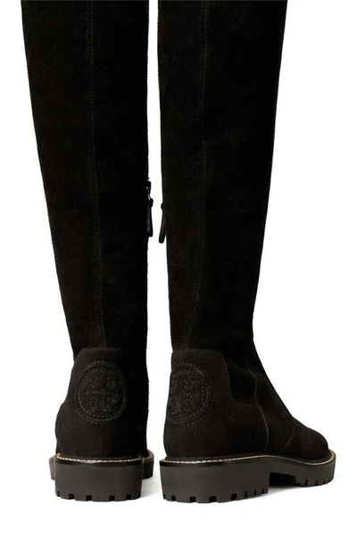 Shop Tory Burch Miller Over The Knee Boot In Perfect Black